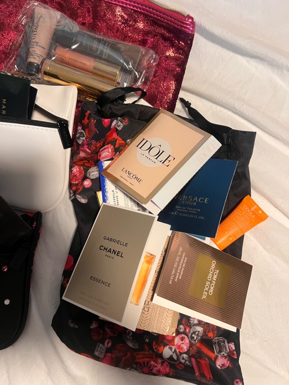 Lot of 6 sample bags! NEW Limited Edition SEPHORA Cosmetic Bags + Samples - Picture 5 of 6